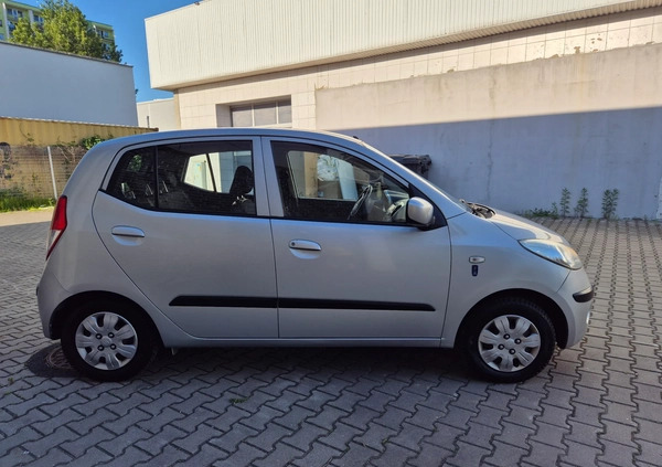 Hyundai i10 cena 11200 przebieg: 153449, rok produkcji 2008 z Zabrze małe 154